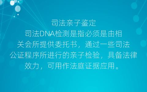 dna亲子鉴定单